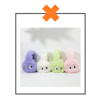 Oorwarmers fluffy pink